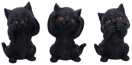Statuette Gothic de Nemesis Now - Trois Sages Chatons - pour Unisexe - Standard - Nemesis Now
