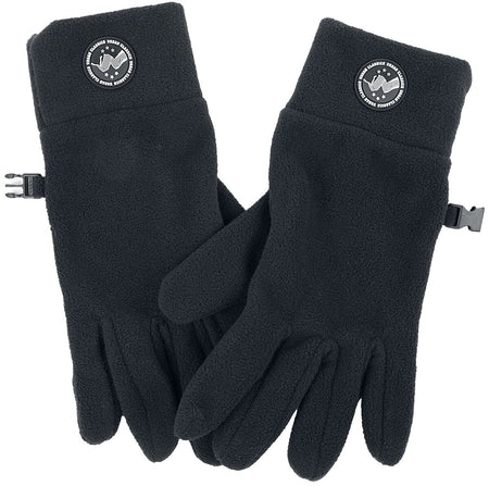 Mitaines  de Urban Classics - Gants Polaire Randonnée - pour Unisexe - noir - Urban Classics