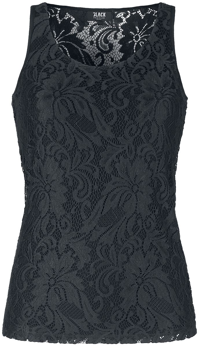 Top  de Black Premium by EMP - Haut Dentelle - S à L - pour Femme - noir - Black Premium by EMP