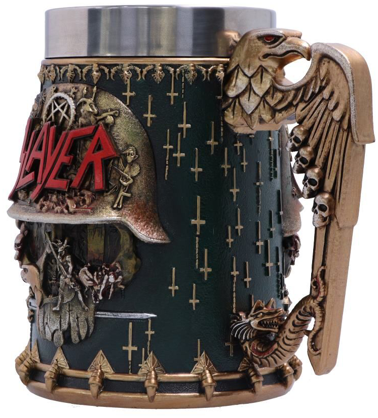 Chope à bière  de Slayer - Skull - pour Indifférent - multicolore - Slayer - View 2
