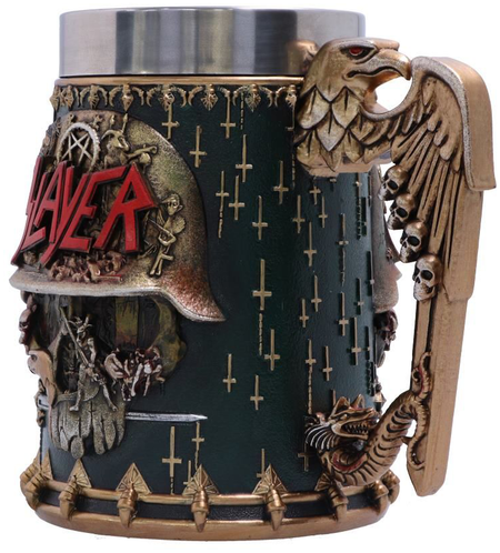 Chope à bière  de Slayer - Skull - pour Indifférent - multicolore - Slayer - View 2