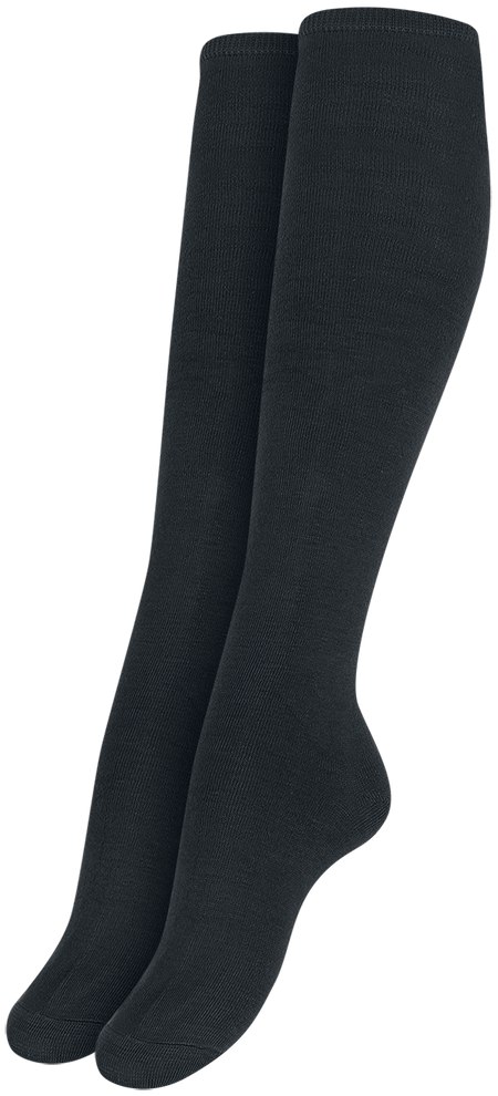 Chaussettes montantes  de Urban Classics - Chaussettes College - Lot De 2 Paires - EU35-38 à EU 39-42 - pour Femme - noir - Urban Classics - View 2