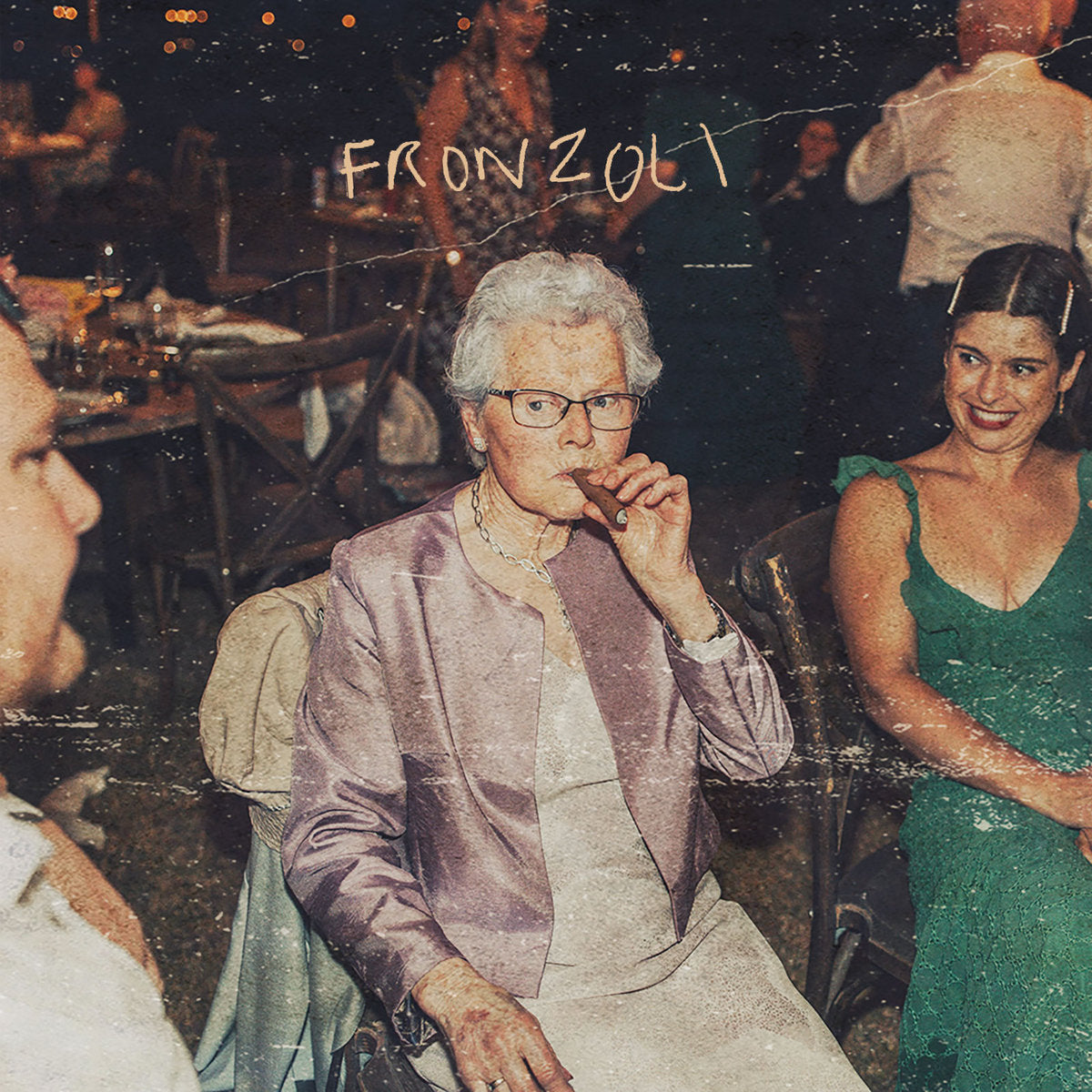 Fronzoli/Neon Blue/Magenta Swirl Vinyl - Front Cover