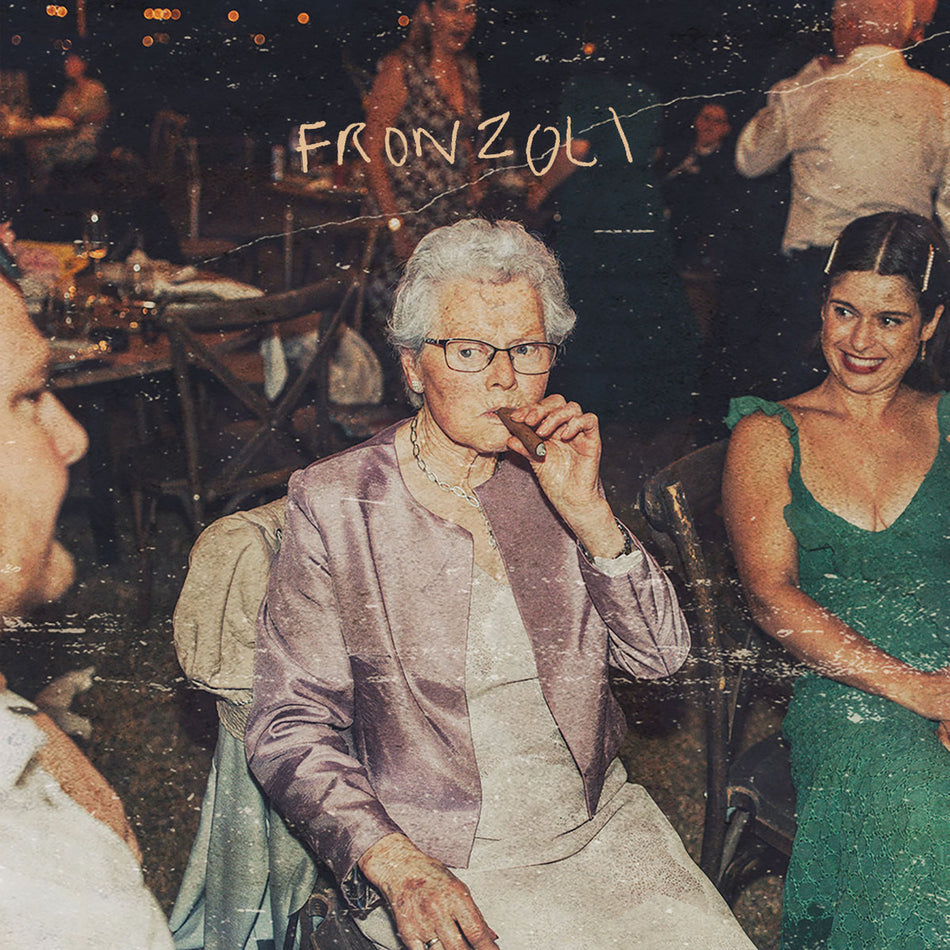 Fronzoli/Neon Blue/Magenta Swirl Vinyl - Front Cover