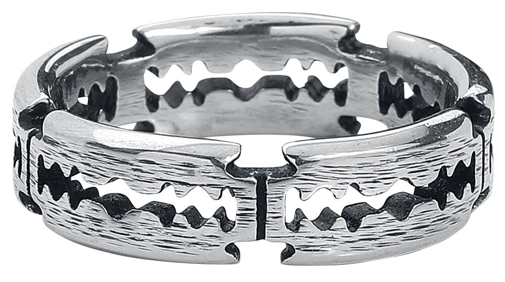Bague  de etNox hard and heavy - Lames De Rasoir - pour Homme - couleur argent - etNox hard and heavy
