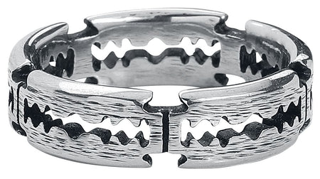 Bague  de etNox hard and heavy - Lames De Rasoir - pour Homme - couleur argent - etNox hard and heavy