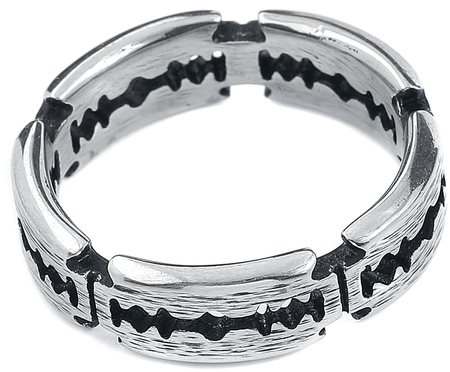 Bague  de etNox hard and heavy - Lames De Rasoir - pour Homme - couleur argent - etNox hard and heavy - View 2