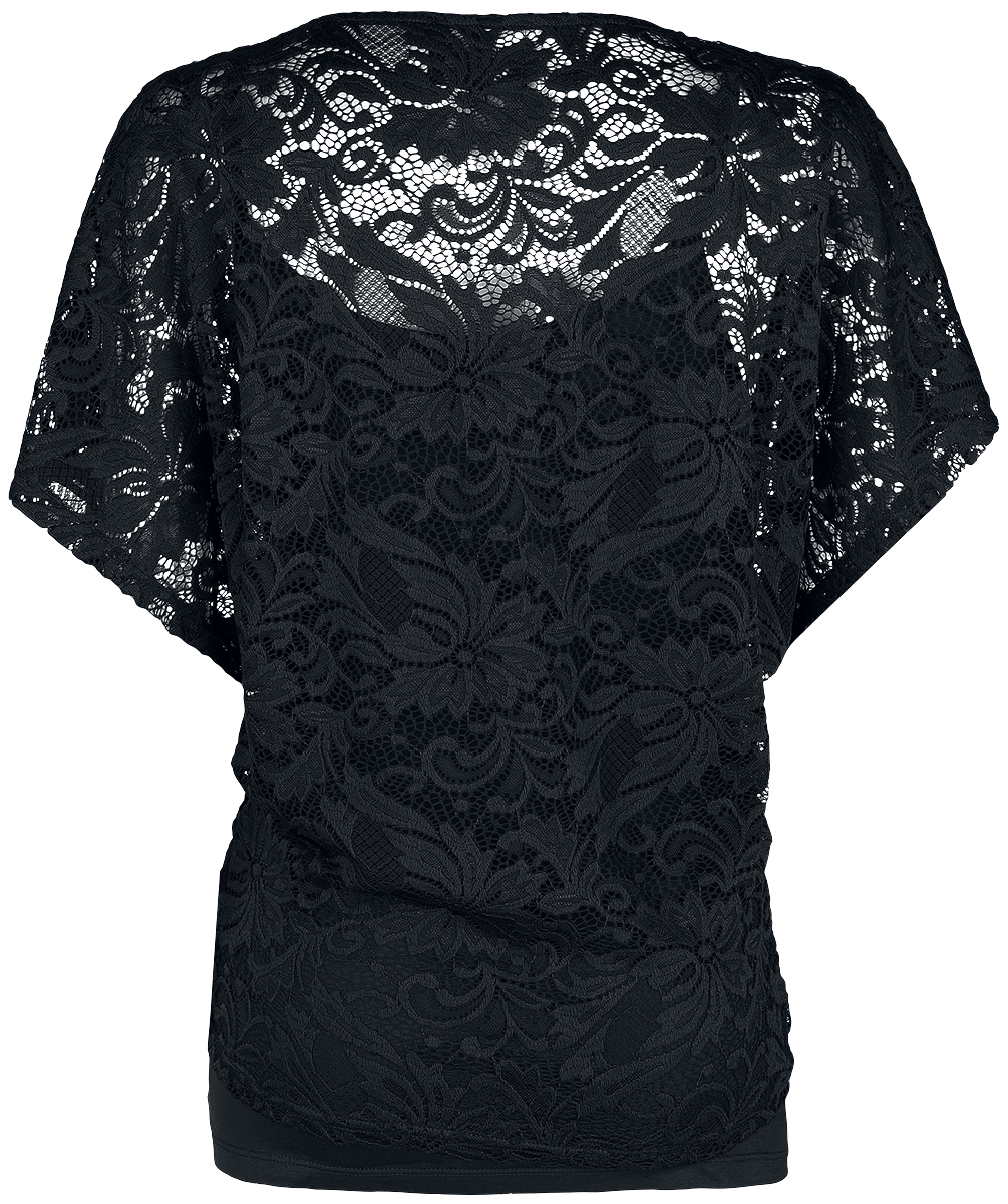 T-Shirt Manches courtes  de Black Premium by EMP - When The Heart Rules The Mind - M à 5XL - pour Femme - noir - Black Premium by EMP - View 2