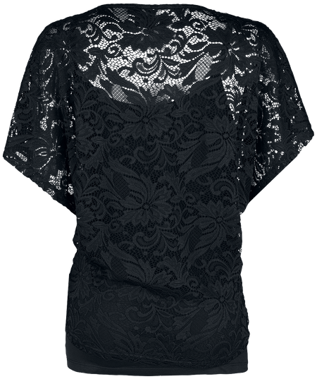 T-Shirt Manches courtes  de Black Premium by EMP - When The Heart Rules The Mind - M à 5XL - pour Femme - noir - Black Premium by EMP - View 2