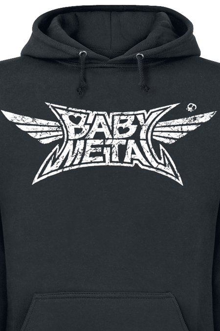 Sweat-shirt à capuche  de Babymetal - Logo - S à XXL - pour Homme - noir - Babymetal - View 2