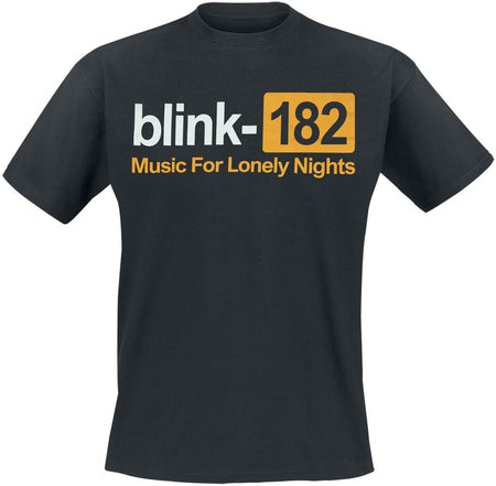 T-Shirt Manches courtes  de Blink-182 - Lonely Nights - S à XL - pour Homme - noir - Blink-182