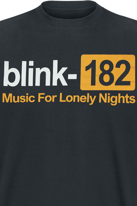 T-Shirt Manches courtes  de Blink-182 - Lonely Nights - S à XL - pour Homme - noir - Blink-182 - View 2