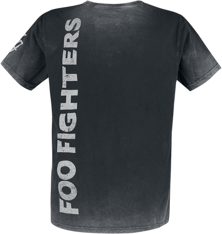 T-Shirt Manches courtes  de Foo Fighters - Bomb Vintage - S à XXL - pour Homme - gris - Foo Fighters - View 2
