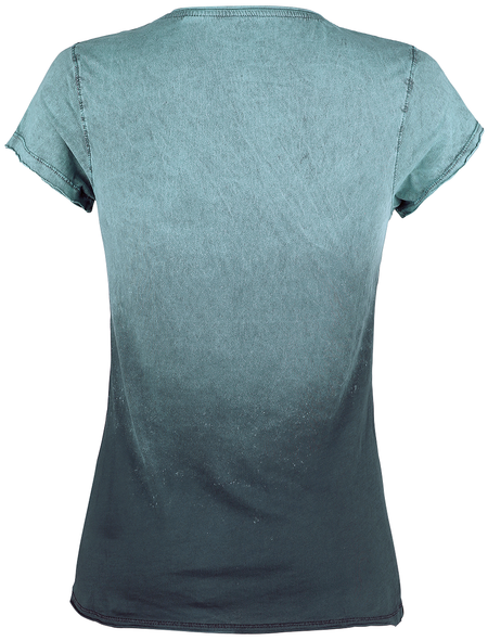 T-Shirt Manches courtes  de Foo Fighters - Outer Calipo - S à XXL - pour Femme - pétrole - Foo Fighters - View 2