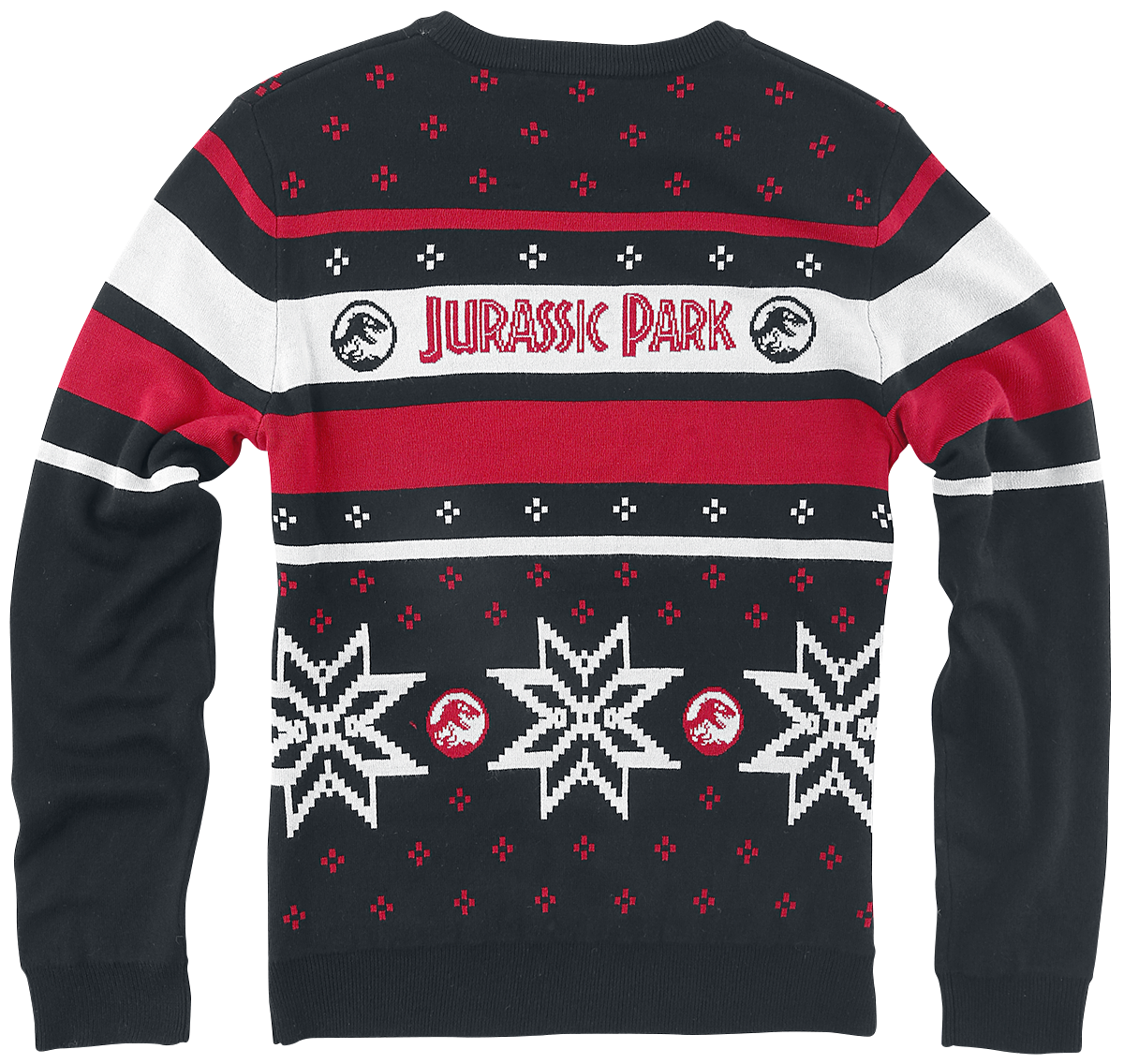 Pull tricoté  de Jurassic Park - Enfants - Logo - 128 à 140 - pour Unisexe - noir - Jurassic Park - View 2