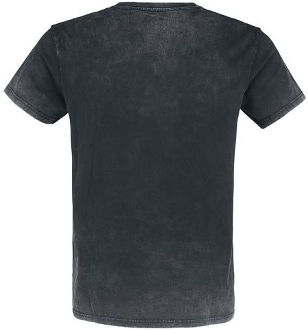 T-Shirt Manches courtes  de Black Premium by EMP - T-Shirt Délavé & Boutonné - S à 5XL - pour Homme - olive - Black Premium by EMP - View 2