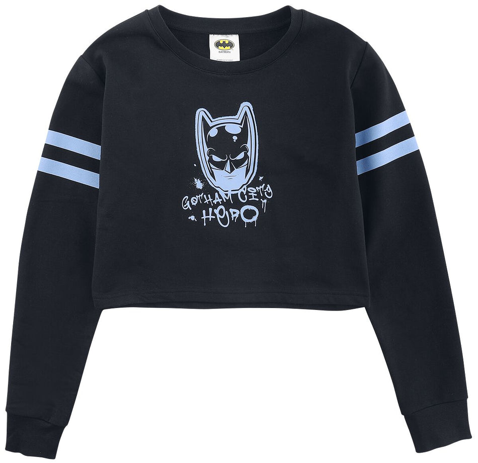 Sweat-Shirt  de Batman - Enfants - Gotham City Hero - 140 à 176 - pour filles - noir - Batman