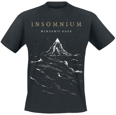 T-Shirt Manches courtes  de Insomnium - Winter's Gate - S à XXL - pour Homme - noir - Insomnium