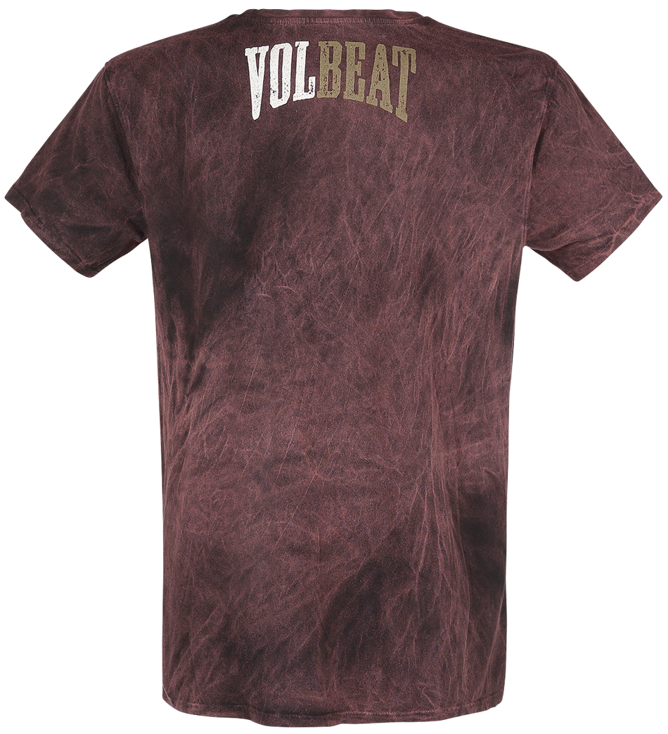 T-Shirt Manches courtes  de Volbeat - Louder And Faster - S à 4XL - pour Homme - rouille - Volbeat - View 2