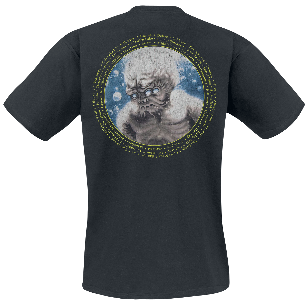 T-Shirt Manches courtes  de Megadeth - Hangar 18 - S à 4XL - pour Homme - noir - Megadeth - View 2