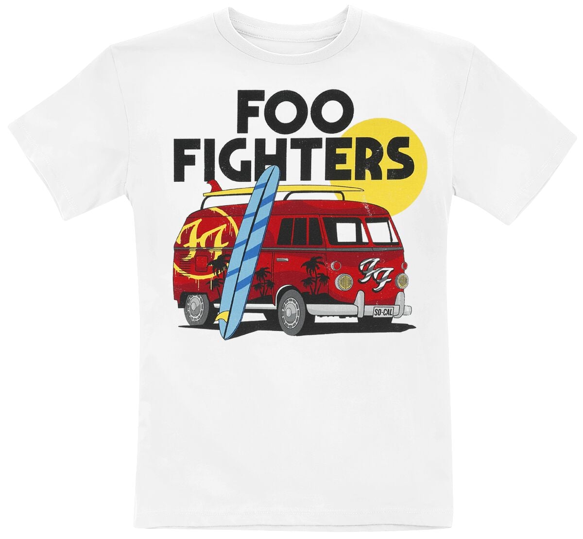 T-shirt  de Foo Fighters - Kids  - Van - 104 à 140 - pour filles & garçonse - blanc - Foo Fighters