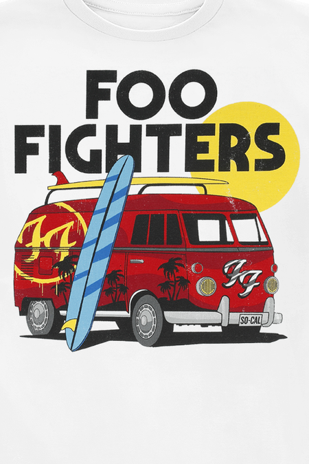 T-shirt  de Foo Fighters - Kids  - Van - 104 à 140 - pour filles & garçonse - blanc - Foo Fighters - View 2