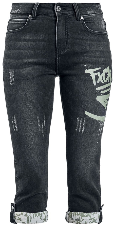 Short  de RED by EMP - Pick Up The Pieces - 27 à 34 - pour Femme - noir - RED by EMP