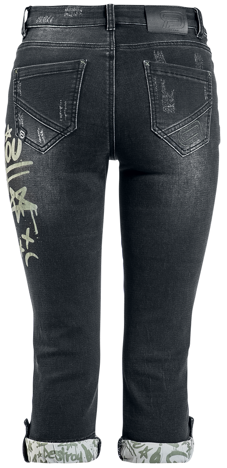 Short  de RED by EMP - Pick Up The Pieces - 27 à 34 - pour Femme - noir - RED by EMP - View 2