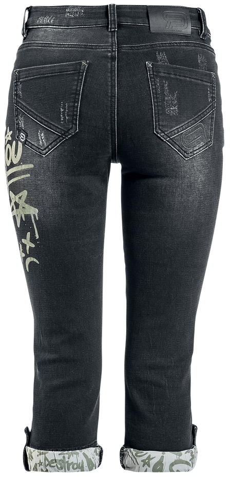 Short  de RED by EMP - Pick Up The Pieces - 27 à 34 - pour Femme - noir - RED by EMP - View 2