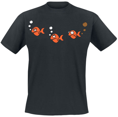 T-Shirt Manches courtes Fun de Tierisch - Ooops! - S à 4XL - pour Homme - noir - Tierisch
