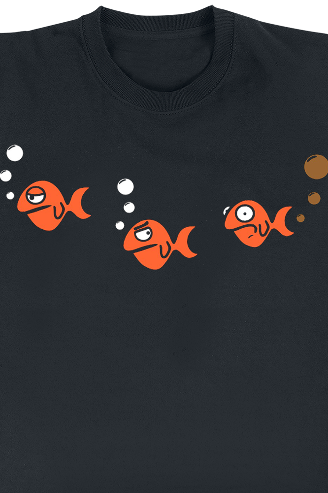 T-Shirt Manches courtes Fun de Tierisch - Ooops! - S à 4XL - pour Homme - noir - Tierisch - View 2