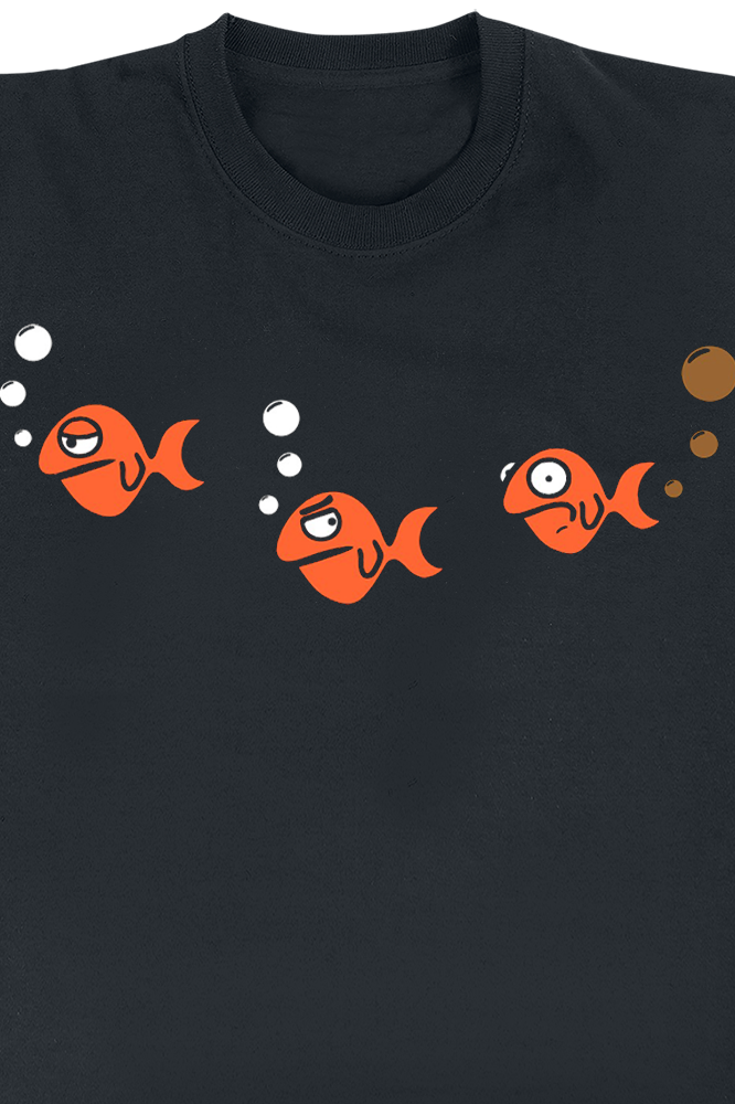 T-Shirt Manches courtes Fun de Tierisch - Ooops! - S à 4XL - pour Homme - noir - Tierisch - View 2