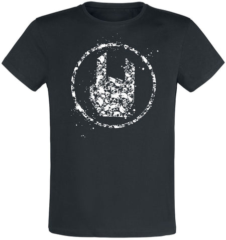 T-Shirt Manches courtes  de Collection EMP Stage - T-shirt avec rock hand - M à 5XL - pour Homme - noir - Collection EMP Stage