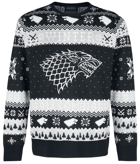 Pull de Noël  de Game Of Thrones - Winter Is Coming - XS à 5XL - pour Homme - gris - Game Of Thrones