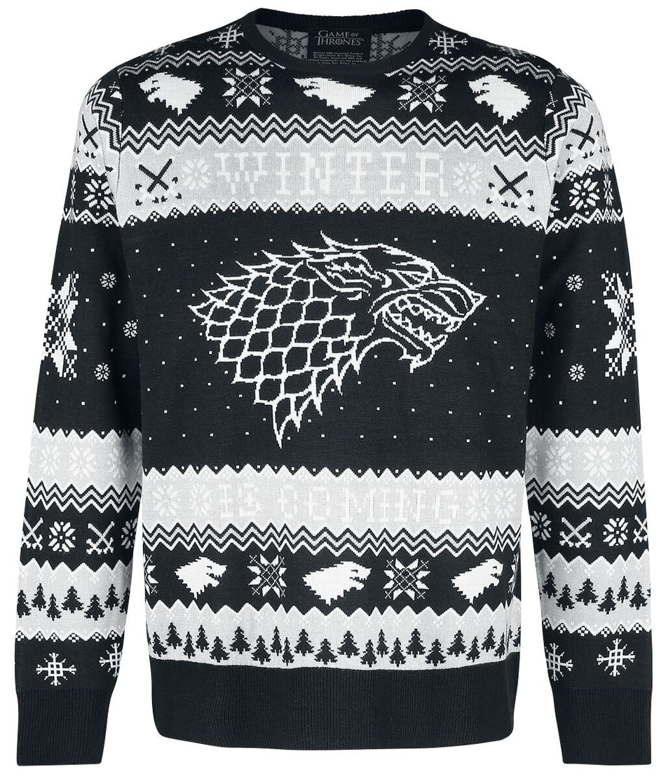 Pull de Noël  de Game Of Thrones - Winter Is Coming - XS à 5XL - pour Homme - gris - Game Of Thrones