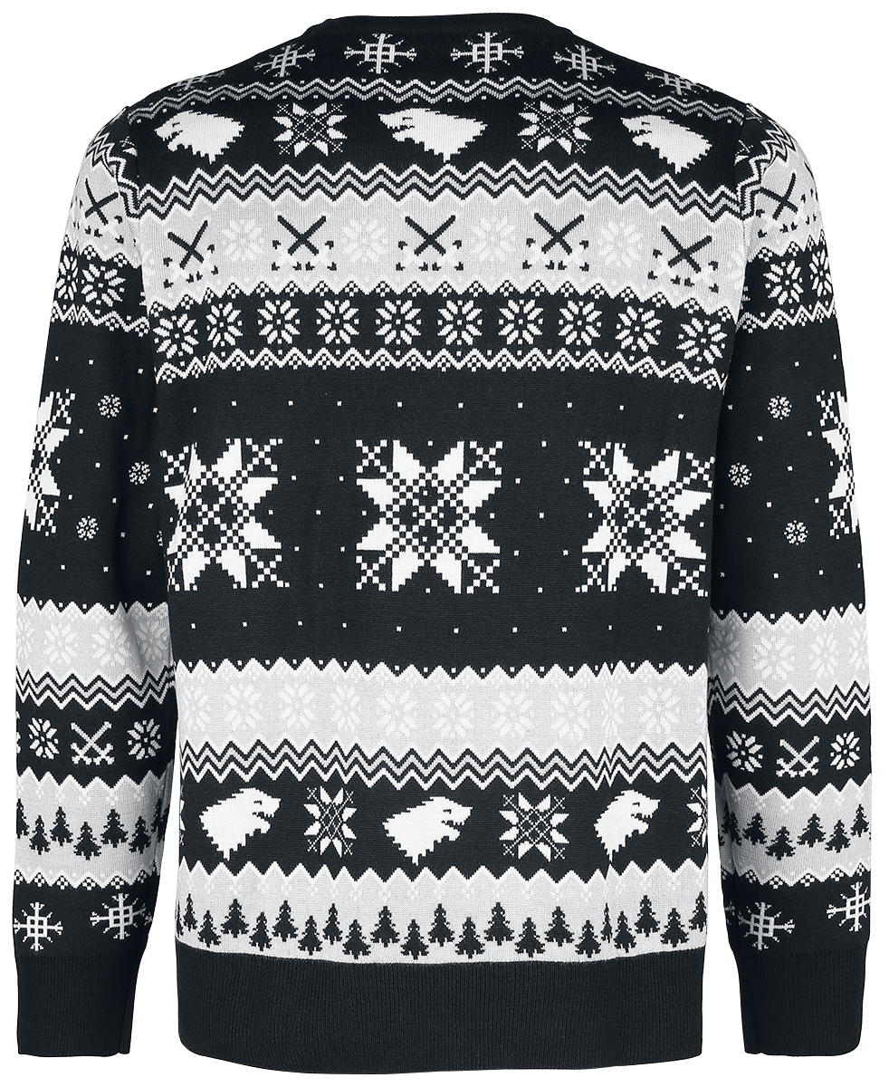 Pull de Noël  de Game Of Thrones - Winter Is Coming - XS à 5XL - pour Homme - gris - Game Of Thrones - View 2