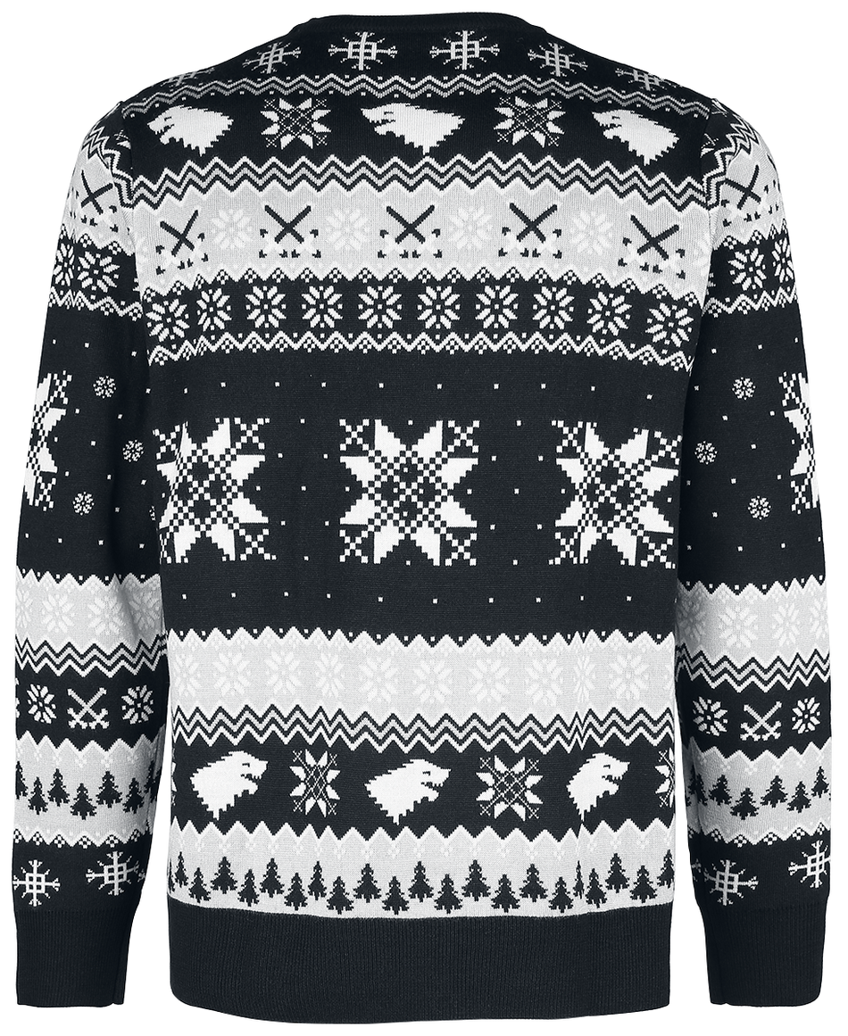 Pull de Noël  de Game Of Thrones - Winter Is Coming - XS à 5XL - pour Homme - gris - Game Of Thrones - View 2