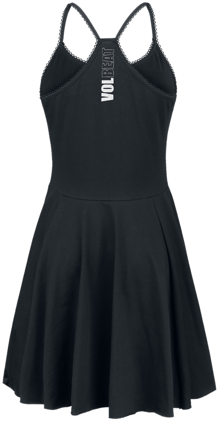 Robe mi-longue  de Volbeat - Skull Wings - S à 4XL - pour Femme - noir - Volbeat - View 2