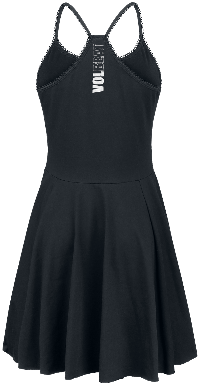 Robe mi-longue  de Volbeat - Skull Wings - S à 4XL - pour Femme - noir - Volbeat - View 2