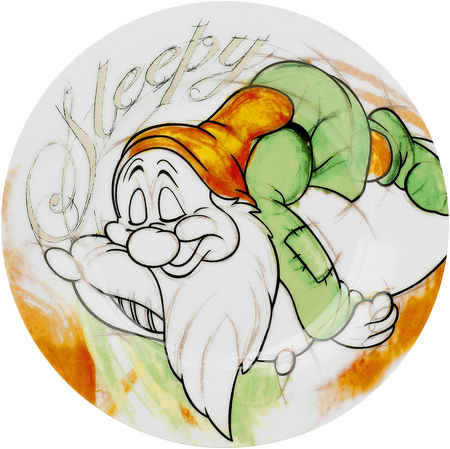 Assiette Disney de Blanche-Neige Et les Sept Nains - Les Sept Nains - Lot d'Assiettes - pour Unisexe - multicolore - Blanche-Neige Et les Sept Nains - View 2