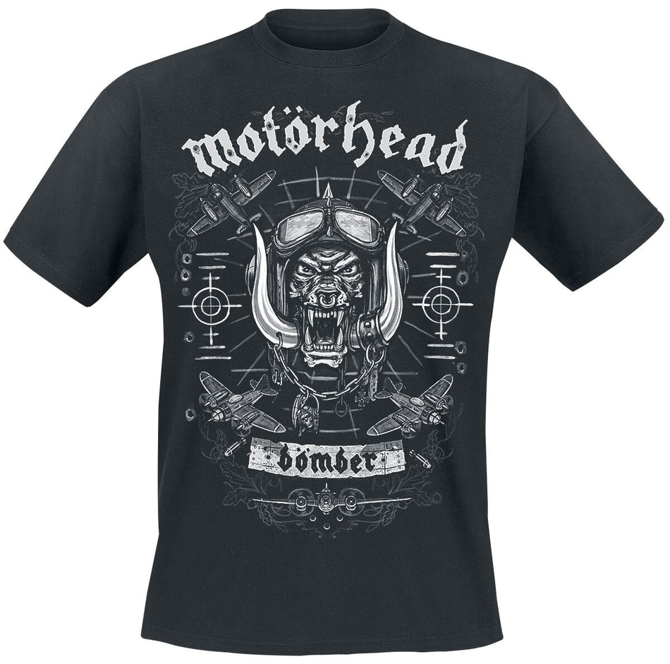 T-Shirt Manches courtes  de Motörhead - Bomber Planes - S à XL - pour Homme - noir - Motörhead