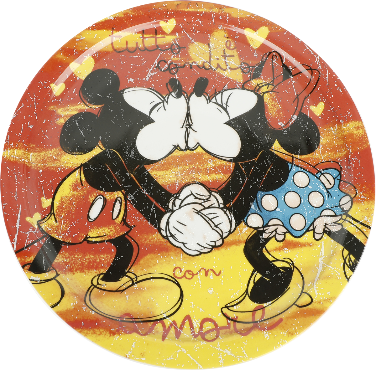 Assiette Disney de Mickey & Minnie Mouse - Mickey & Minnie - Plat à Pizza - pour Unisexe - multicolore - Mickey & Minnie Mouse - View 2