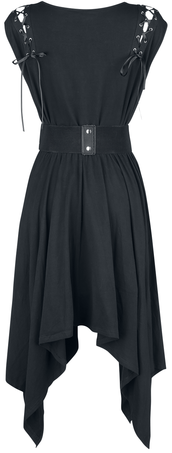 Robe mi-longue Rockabilly de Jawbreaker - Robe Mi-Longue Vampire - S à 4XL - pour Femme - noir - Jawbreaker - View 2