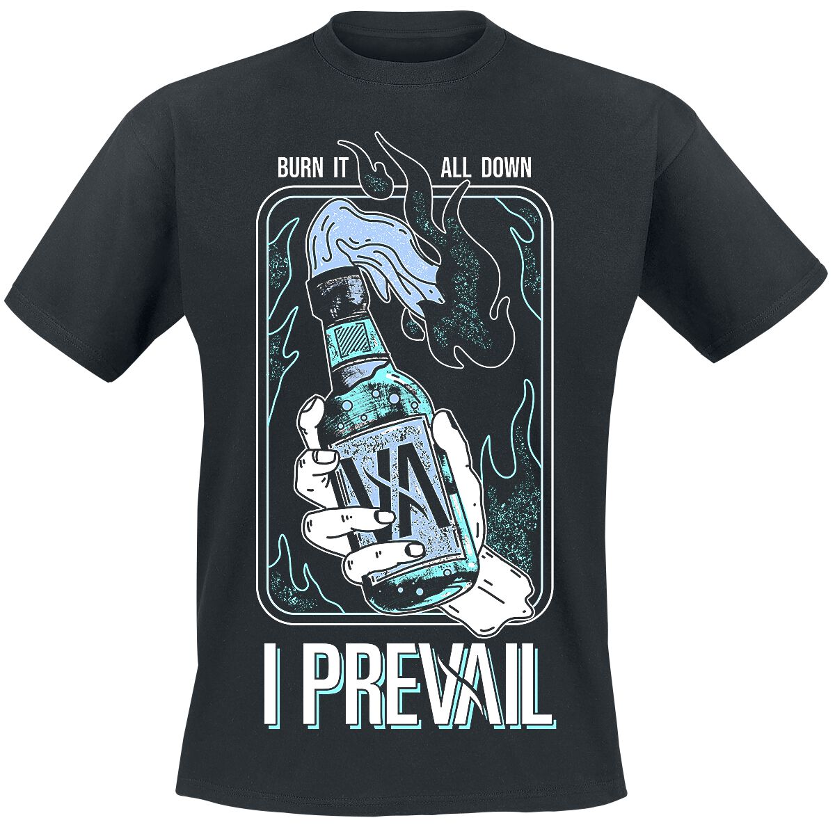 T-Shirt Manches courtes  de I Prevail - Molly - S à XL - pour Homme - noir - I Prevail