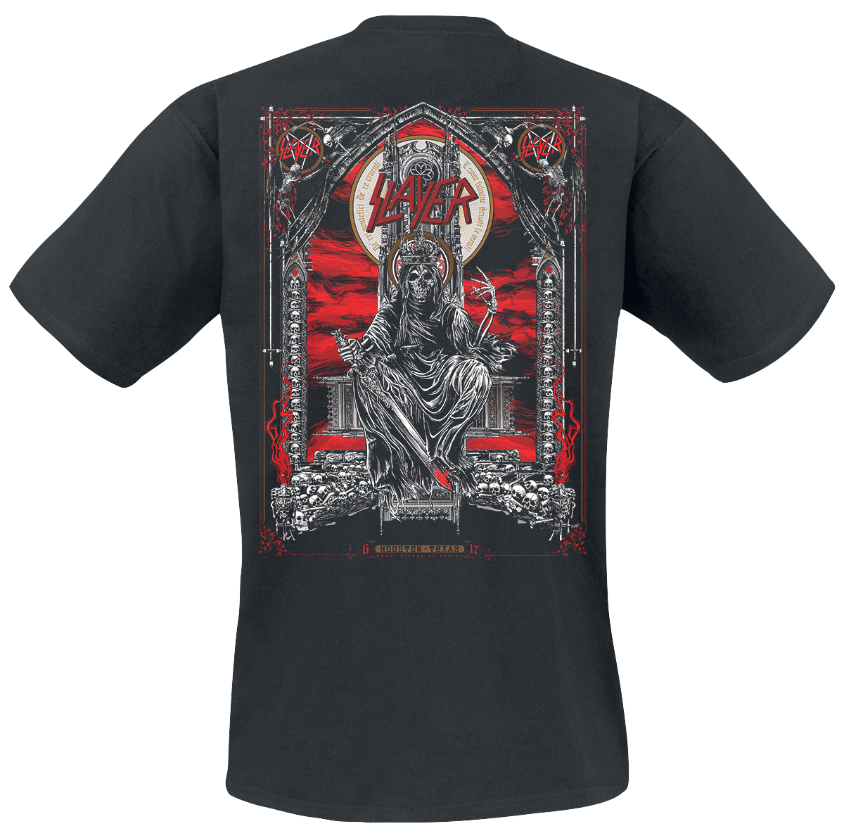 T-Shirt Manches courtes  de Slayer - HD Throne - M - pour Homme - noir - Slayer - View 2