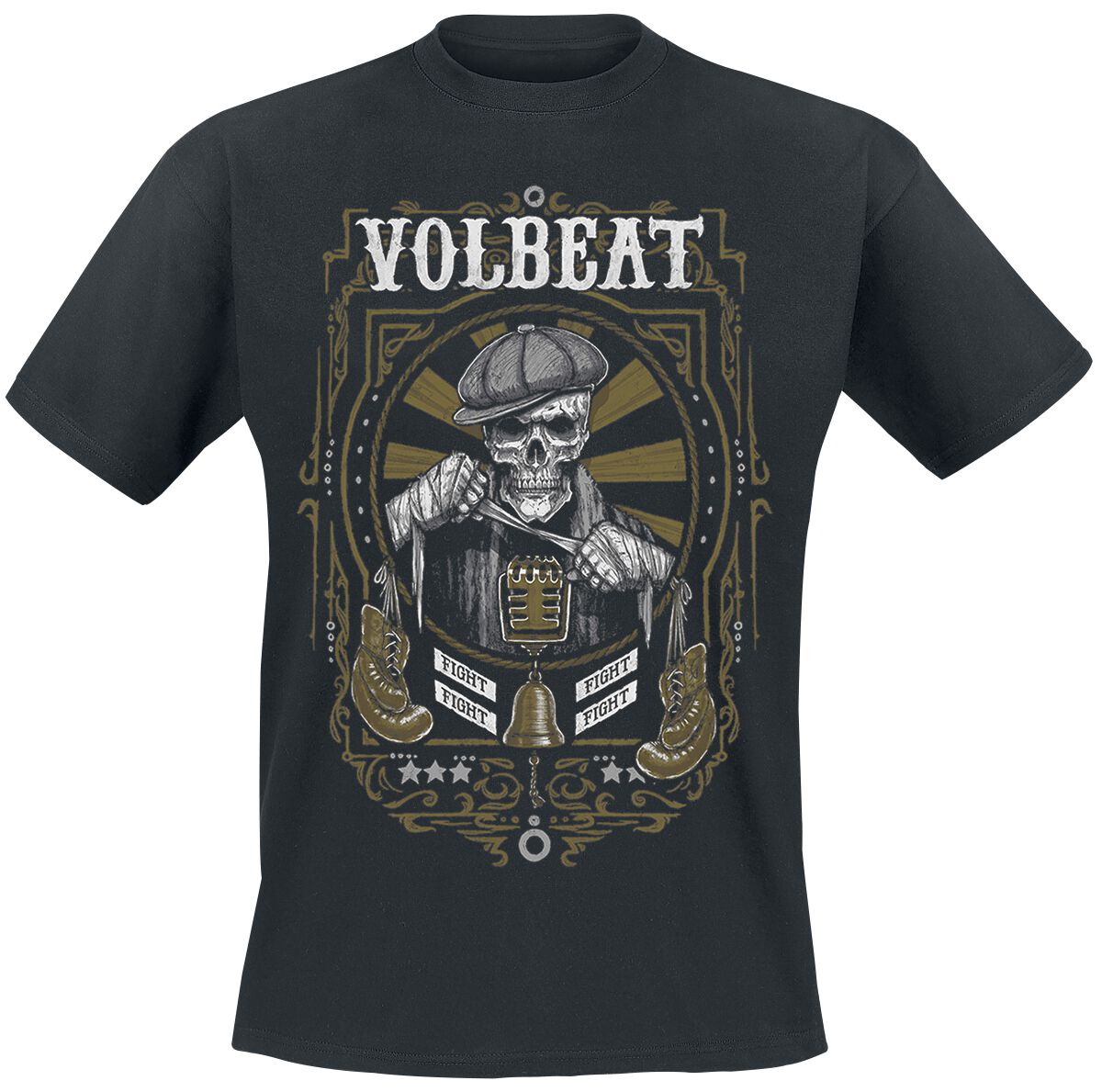 T-Shirt Manches courtes  de Volbeat - Fight - S à XXL - pour Homme - noir - Volbeat