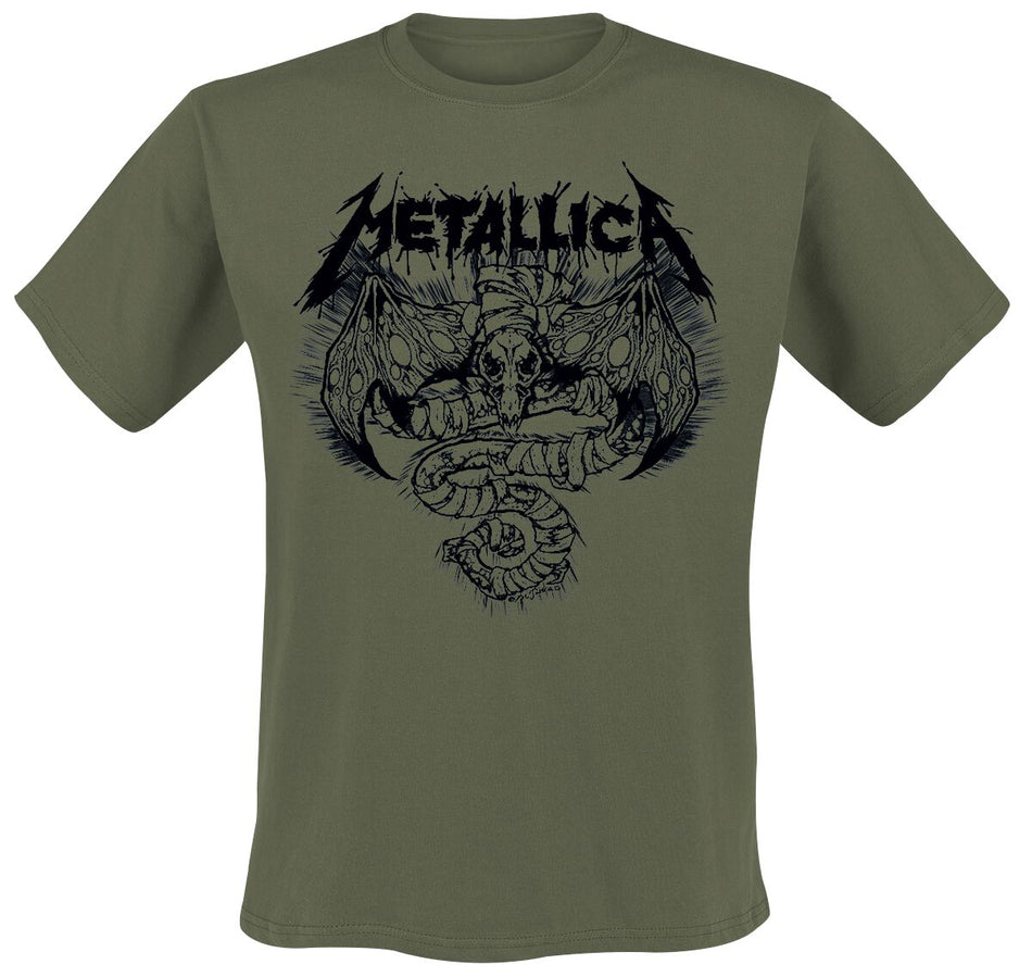 T-Shirt Manches courtes  de Metallica - Roam Blast Olive - S à XXL - pour Homme - olive - metallica