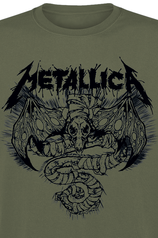T-Shirt Manches courtes  de Metallica - Roam Blast Olive - S à XXL - pour Homme - olive - metallica - View 2