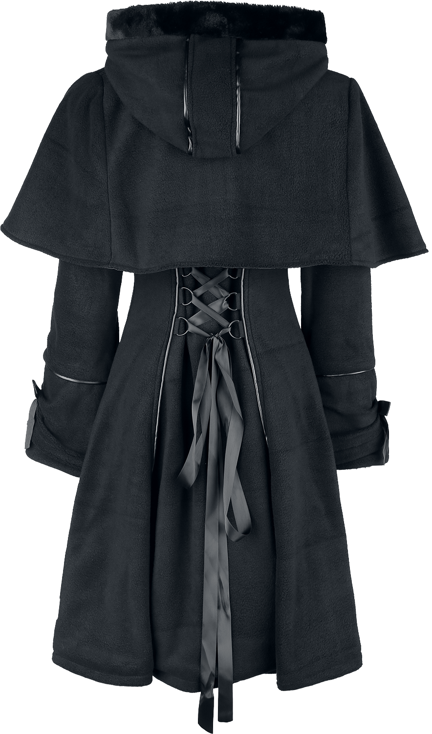 Manteaux Rockabilly de Poizen Industries - Manteau Edelmina - S à 4XL - pour Femme - noir - Poizen Industries - View 2