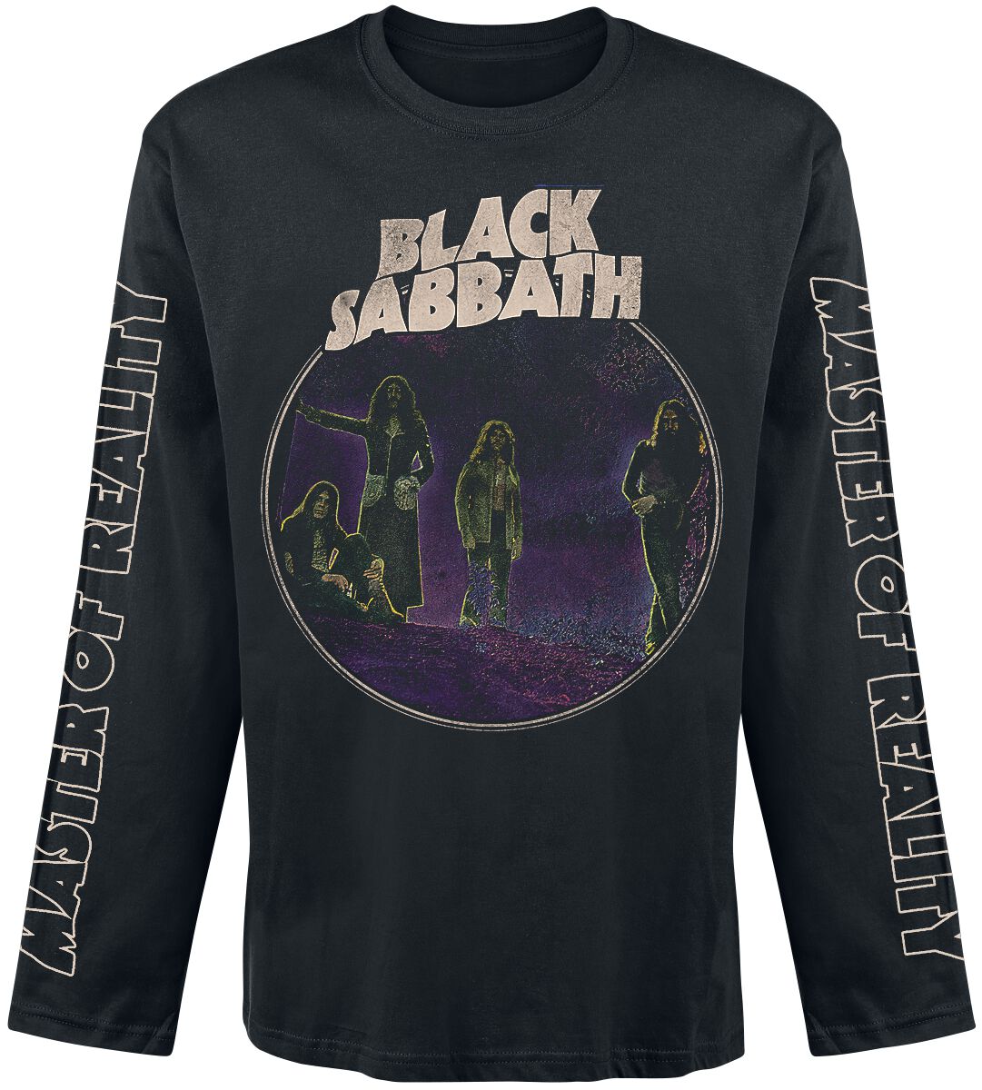 T-shirt manches longues  de Black Sabbath - Master of Reality Photo - S à 3XL - pour Homme - noir - Black Sabbath